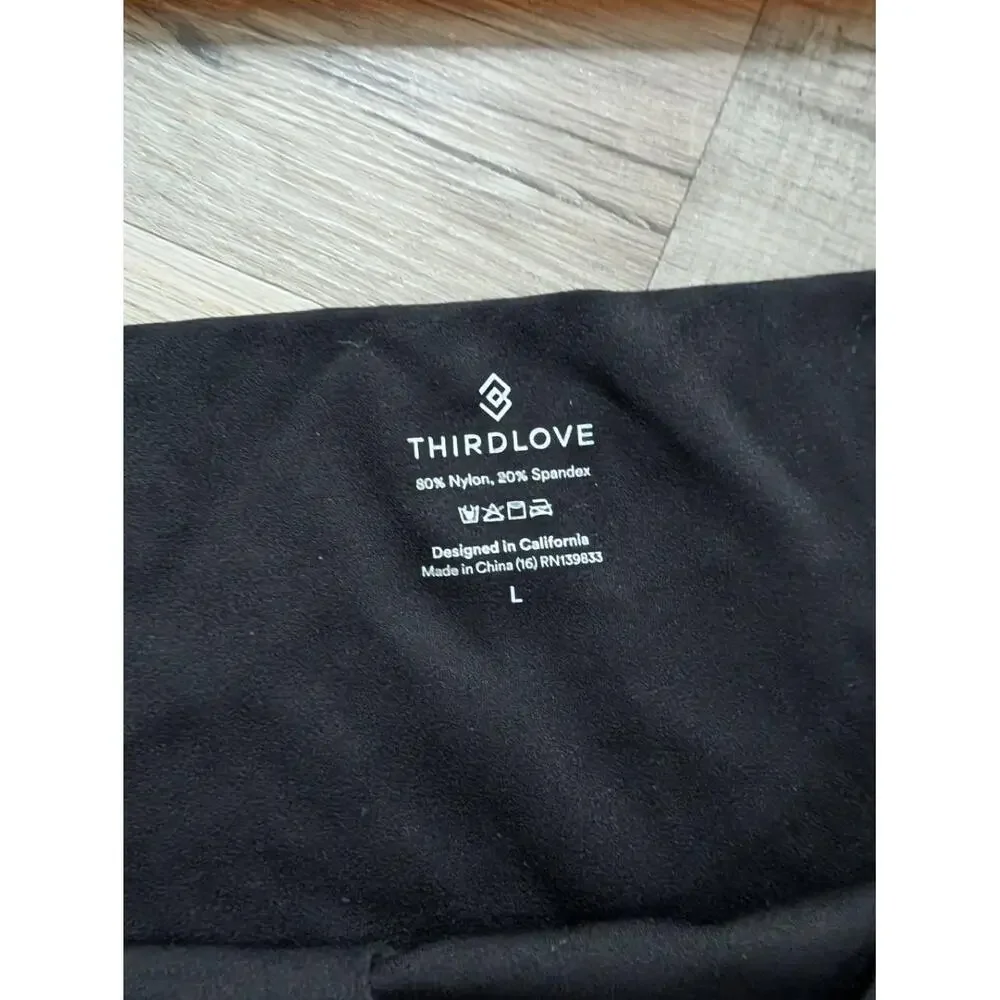 Thirdlove Flex Seamless Black Compression Leggings, Large - Picture 4 of 7